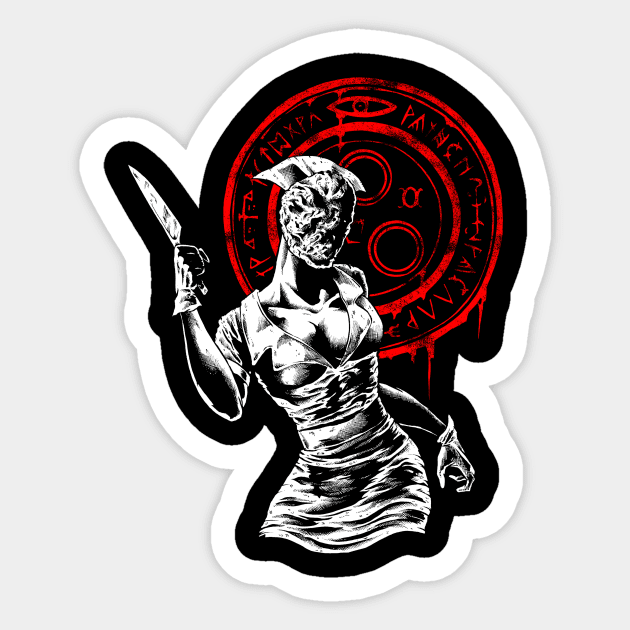 Hello Nurse ! Sticker by JonathanGrimmArt